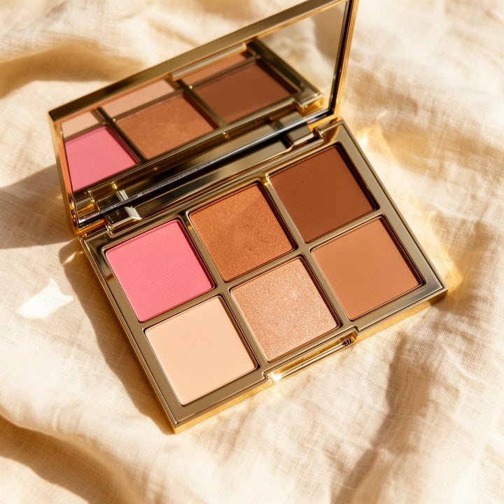 Soft Radiance Face Palette flatlay
