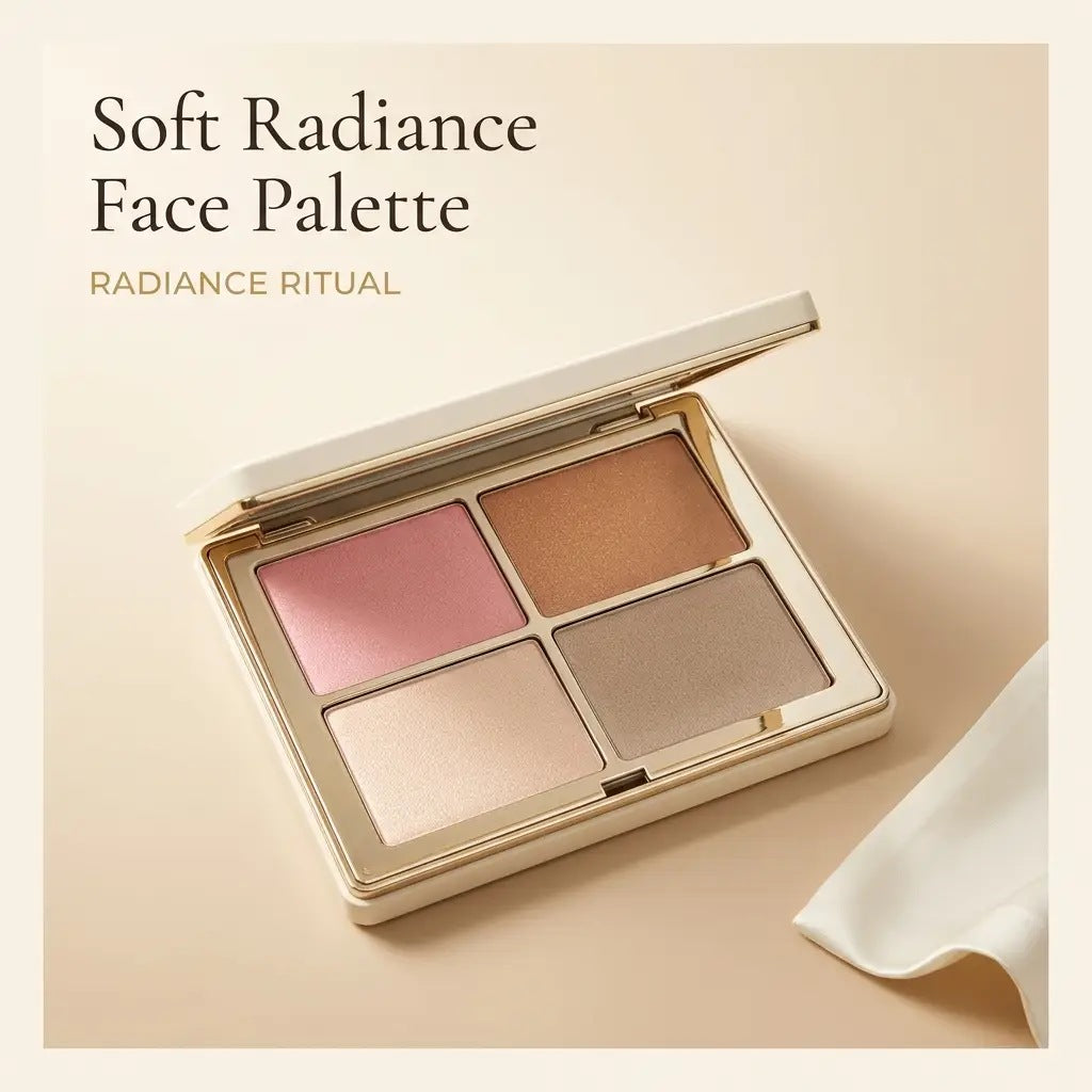 Soft Radiance Face Palette — sculpt, blush, highlight, eyes